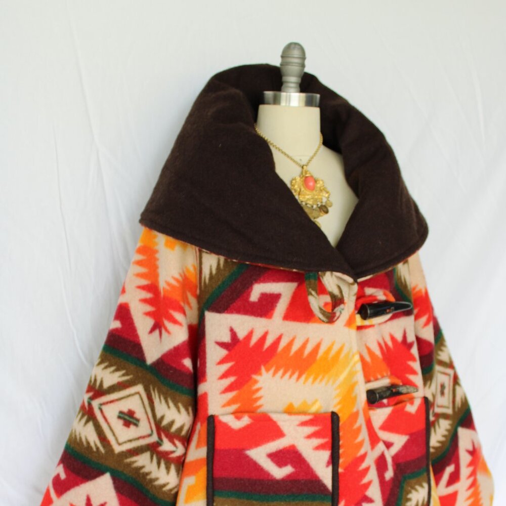 Pendleton vintage Wool blanket Native American Cl… - image 5